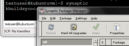SmarTTY X11 forwarding showing a remote Linux GUI application running on a Windows desktop
